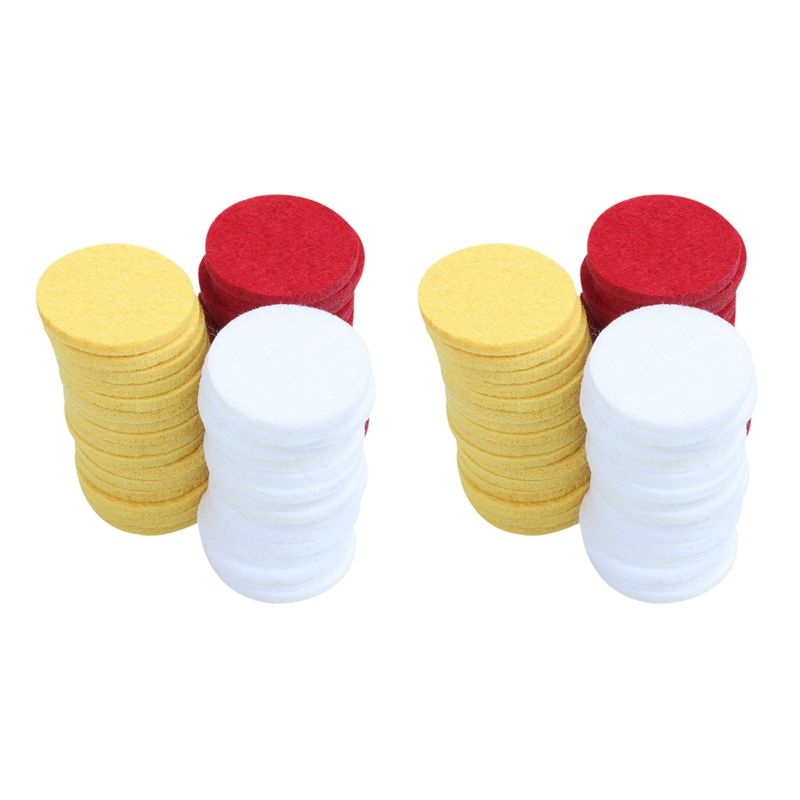 96 Pcs Essential Oil Diffuser Necklace Refill Pads /Necklace Replacement Pads for Aroma Diffuser Pendant Necklace