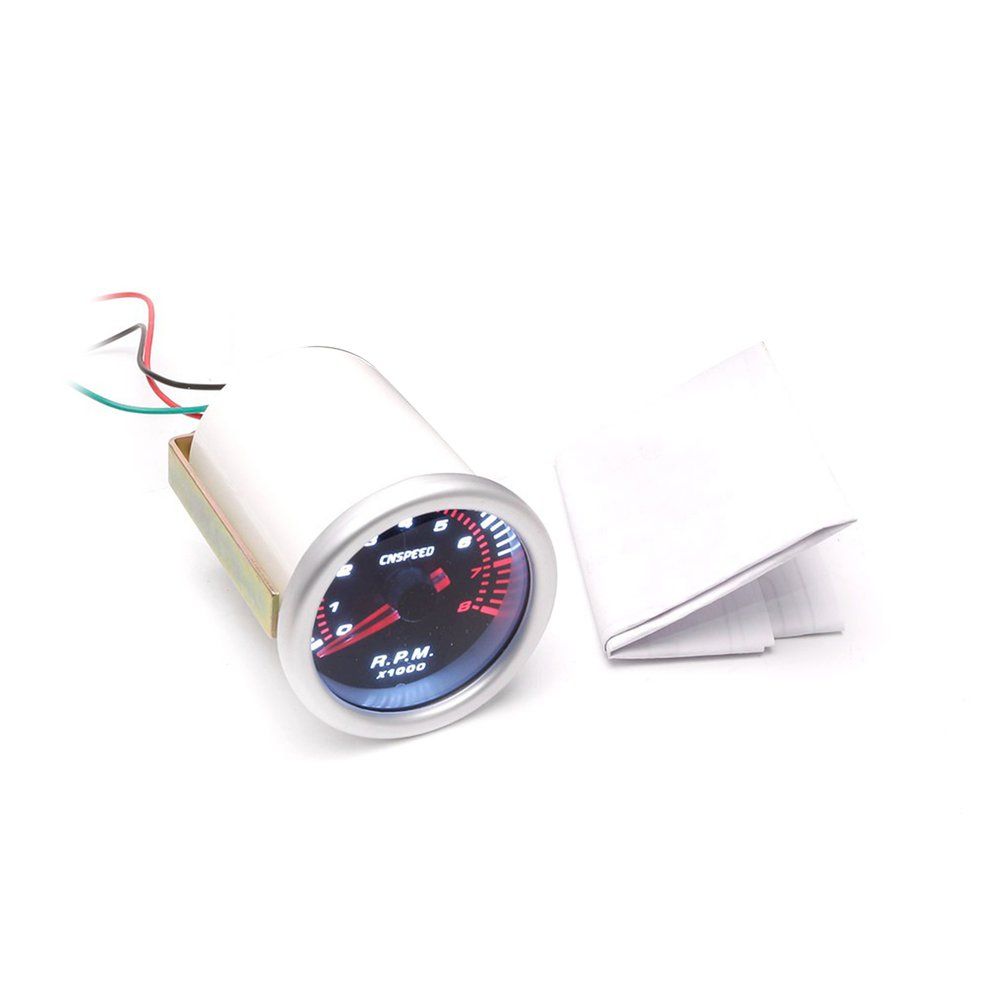 CNSPEED 52mm Car Engine Pointer Tachometer Tacho Gauge Meter 8000 RPM