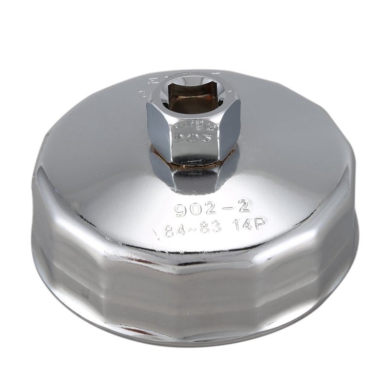 84mm 14 Flutes Oil Filter Cap Wrench Socket Cup Tool for Vehicle Car