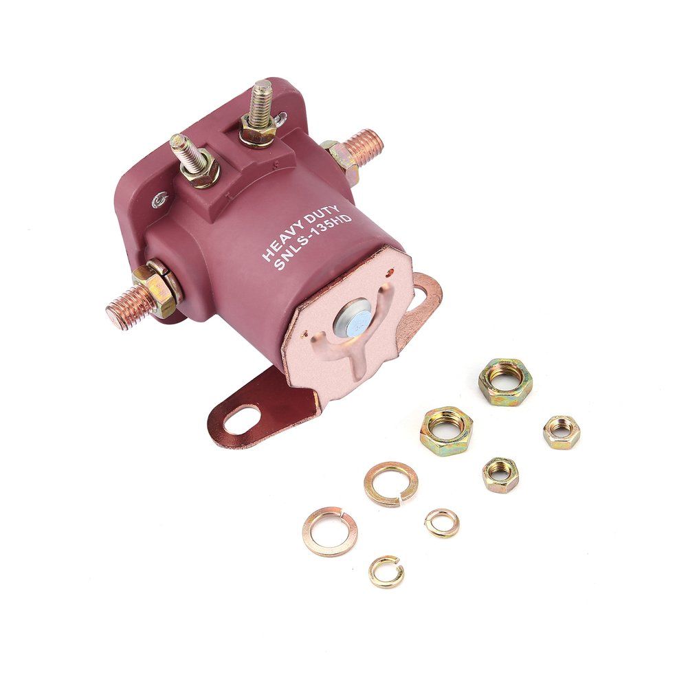 MA 12V Heavy Duty Red Solenoid Relay for Ford Starter Car Truck - SW3 - SNL135