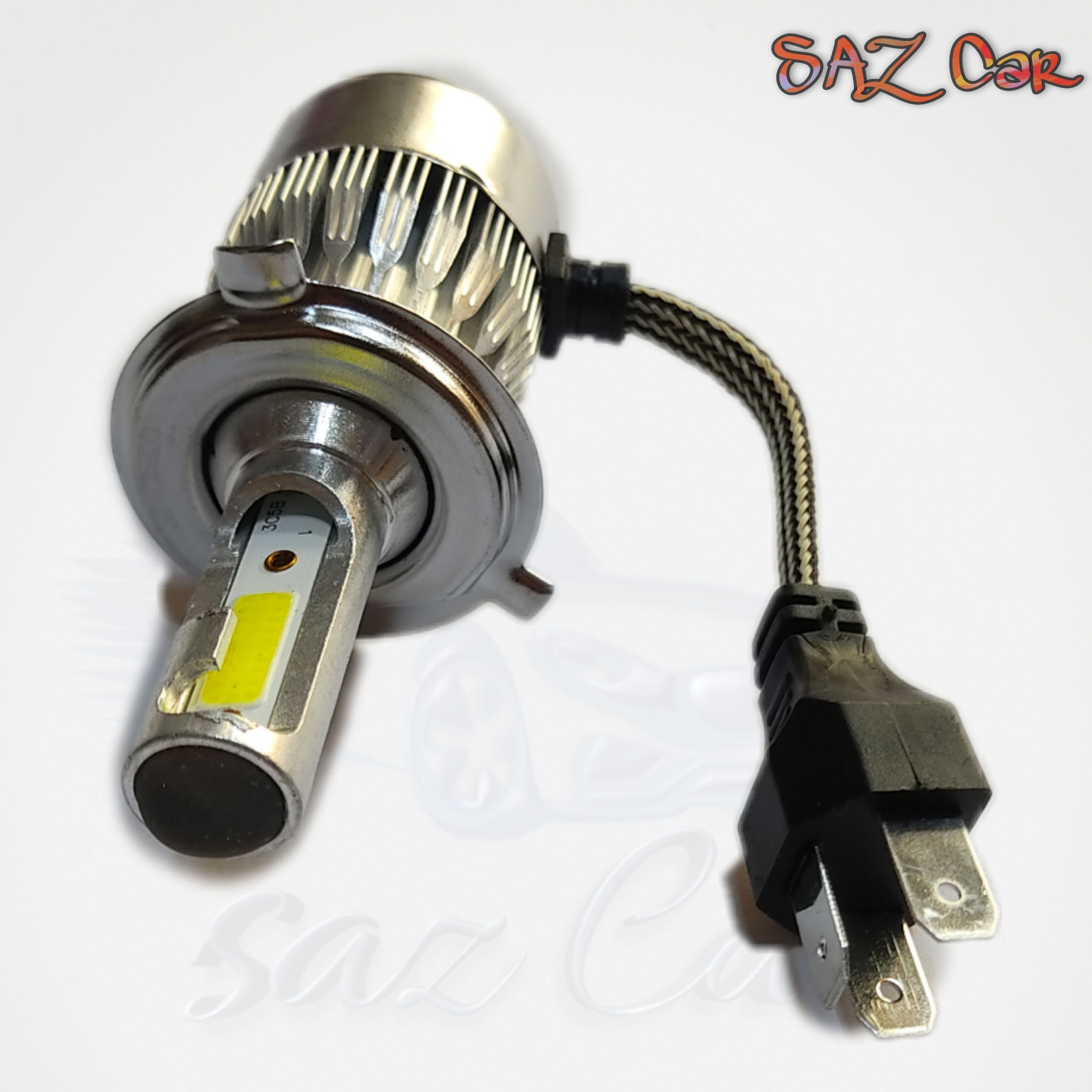 C6  H-4 LED Headlight 1 pis  for Car & Bike -36W/3800LM Brightness - White