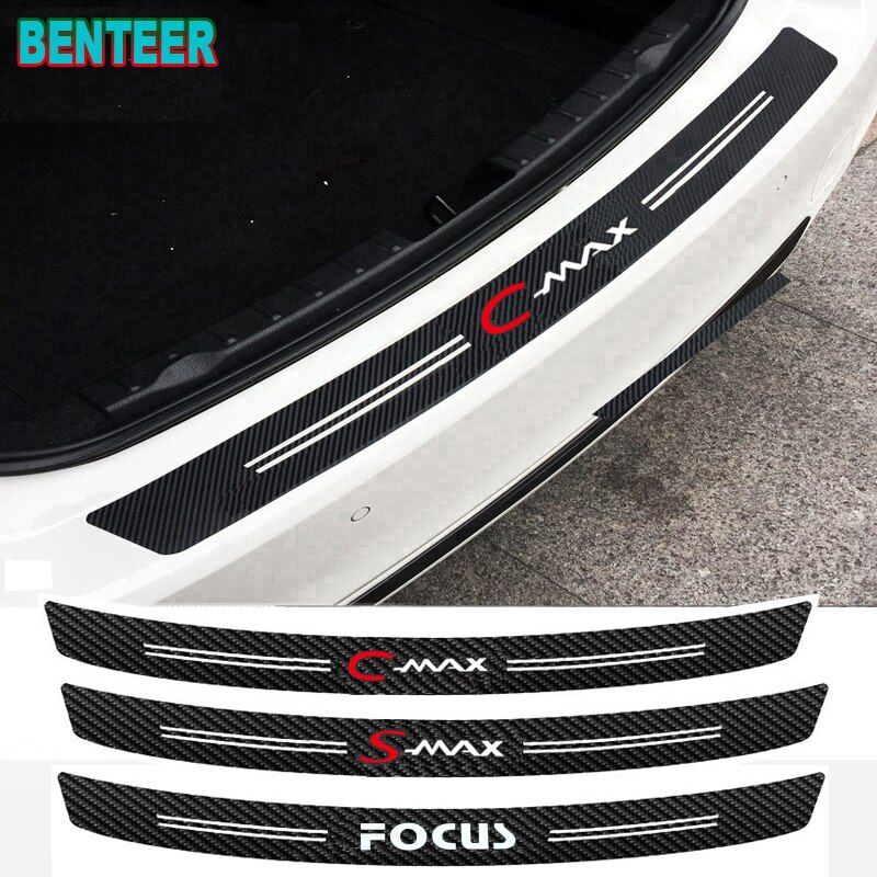 Carbon fiber Car bumper protection sticker car styling for Ford Focus Smax Cmax