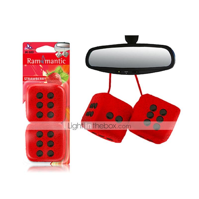 Rammantic Car Air Purifiers Common / Decoration Car perfume Polyester / Oil Remove unusual odor / Aromatic function color red