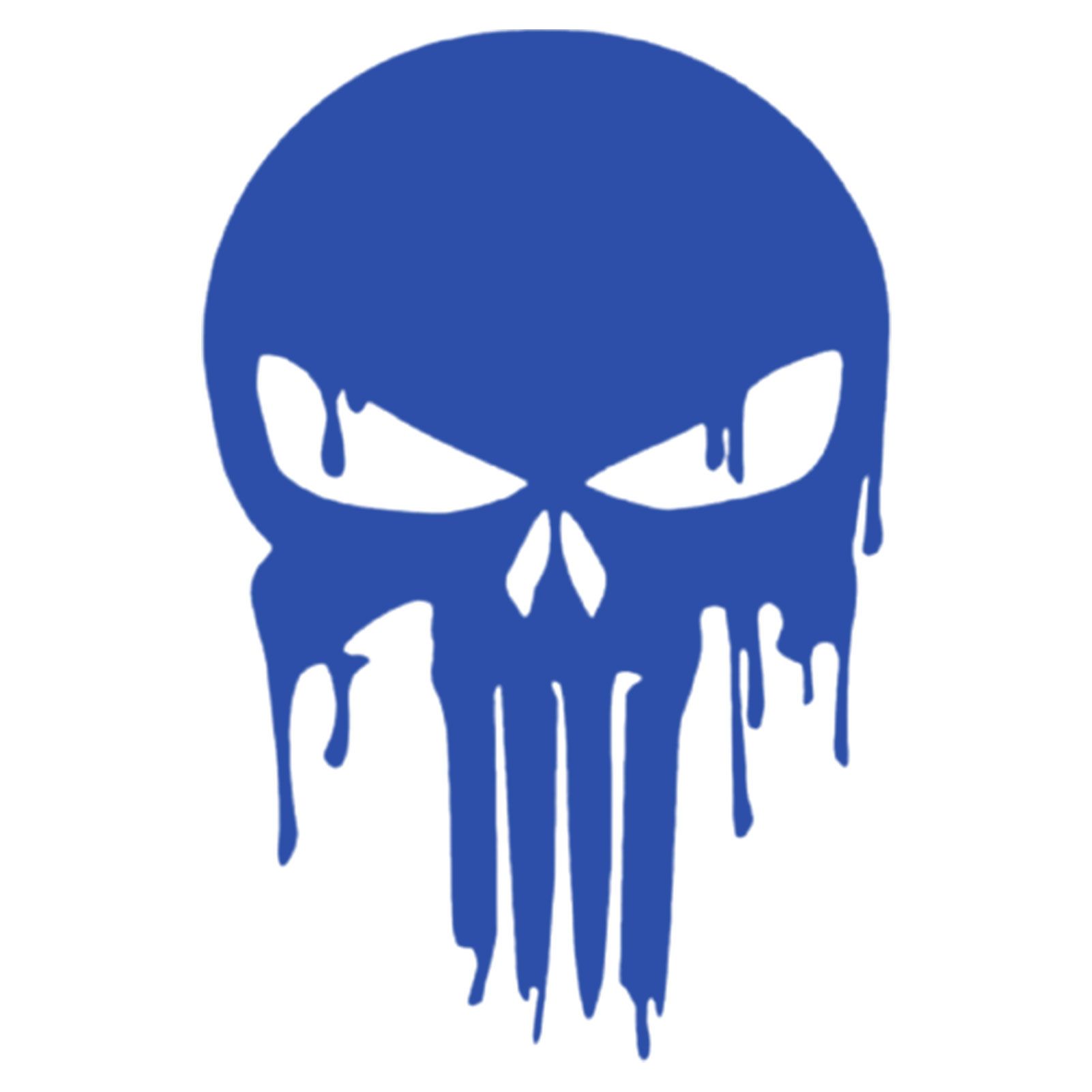 Car Motorcycle Punisher Skull Sticker Reflective Decoration Vehicle Styling