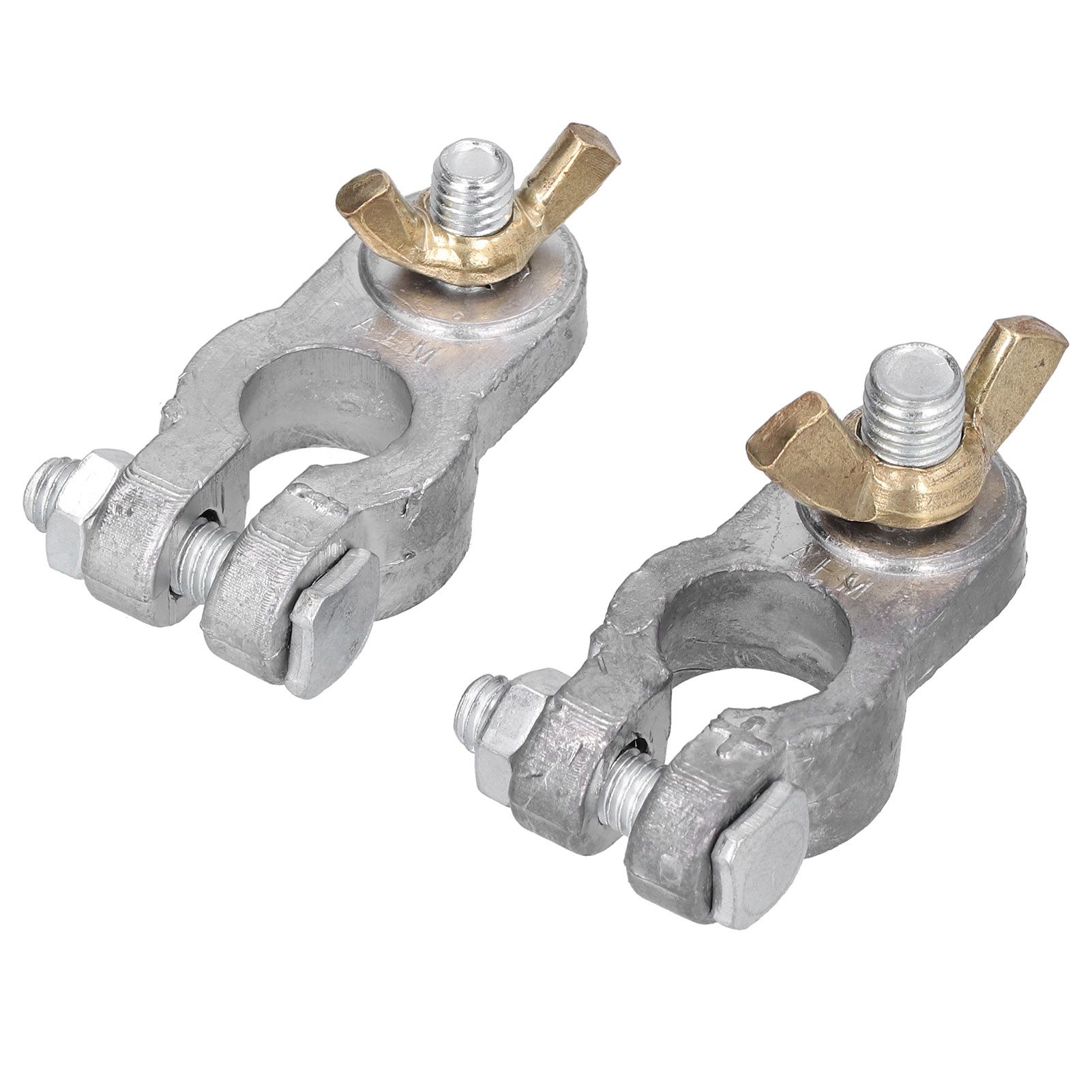 2x Universal Car Terminal Clamp Quick Release Clip Connector Accessory