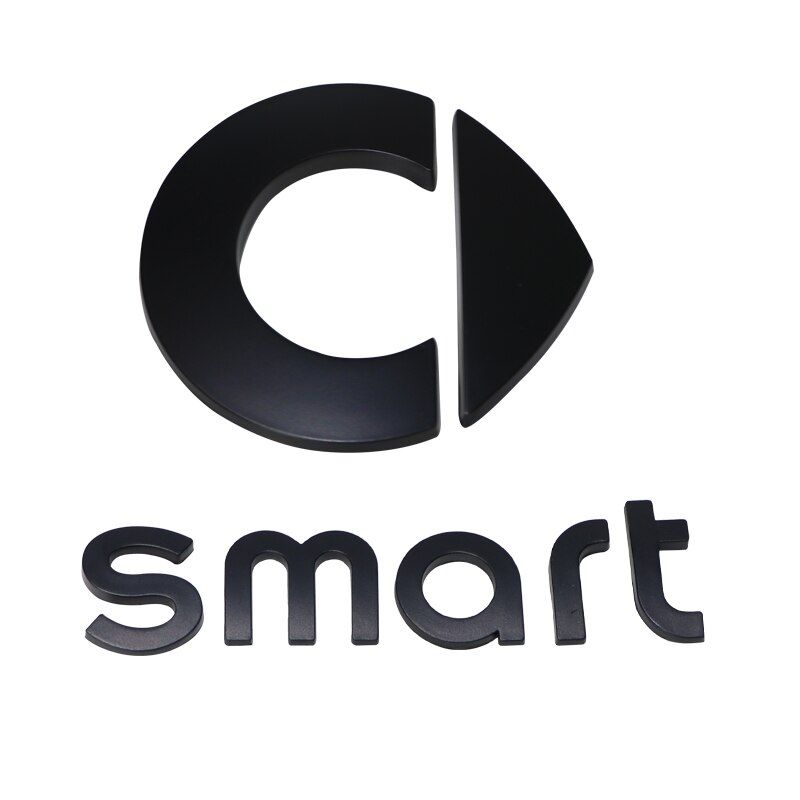 Smart Rear Trunk car emblem Badge stickers fortwo FORSPEED FORFOUR ROADSTER FORSTARS Auto accessories car Hood sticker