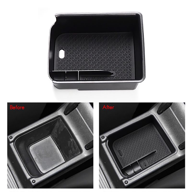 Car Armrest Storage Box for-Golf 8 MK8 GTE R 2020 2021 Central Control Armrest Box Auto Interior Accessories