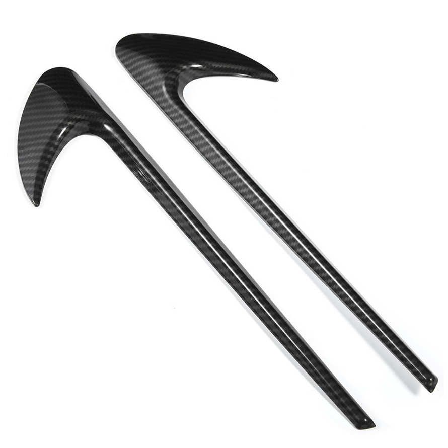 Car Fender Stickers Decoration Carbon Fiber Style Fits for Mercedes Benz CES CLS Class W205 W213