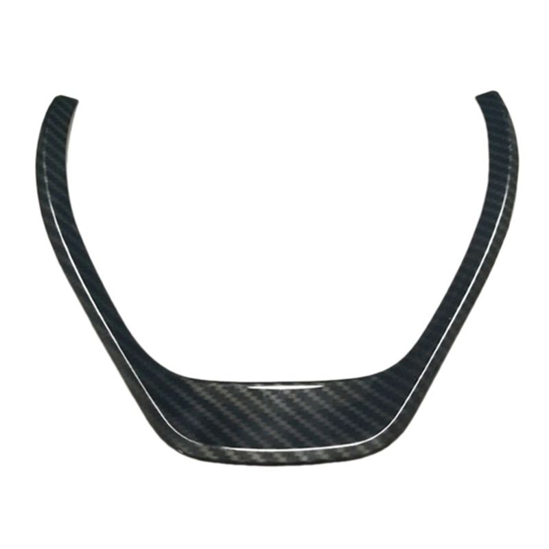 Carbon Fiber Steering Wheel Trim Cover for -BMW 3 Series F30 F31 2013 - 2019 Interior Decoration ABS