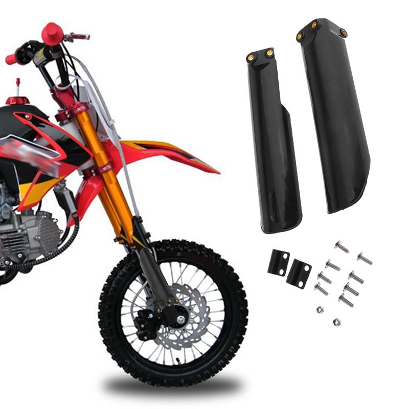 1Pair Motorcycle Front Fork Absorber Protector Covers Plastic Guards for 110Cc 125Cc 140Cc 150C 160Cc Dirt Bike Pit Bike