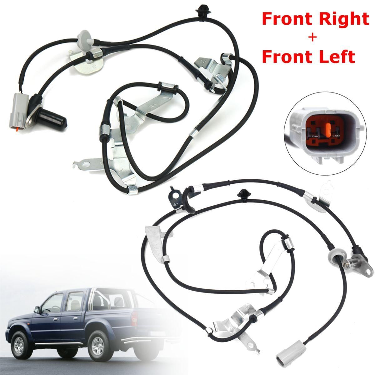 Pair Front Right+Left Wheel  Speed Sensor For Mazda B Series / Ford Ranger -