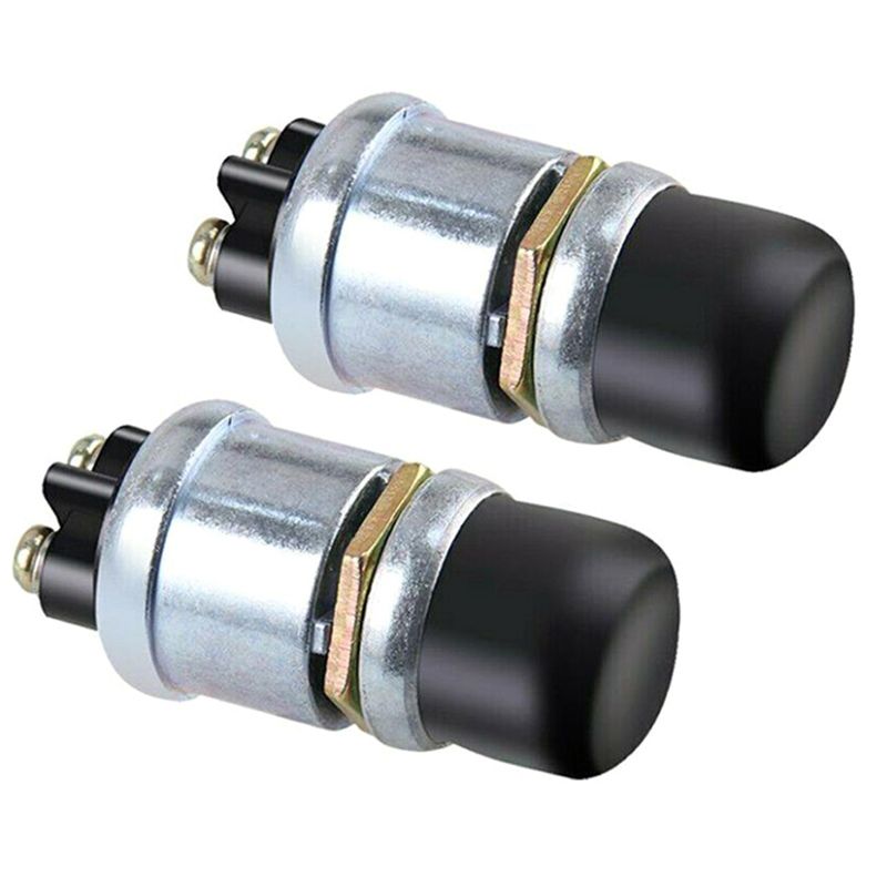 50A 12V Waterproof Car Boat Track Switch Push Button Horn Engine Start Starter Heavy Duty Momentary Start Switch