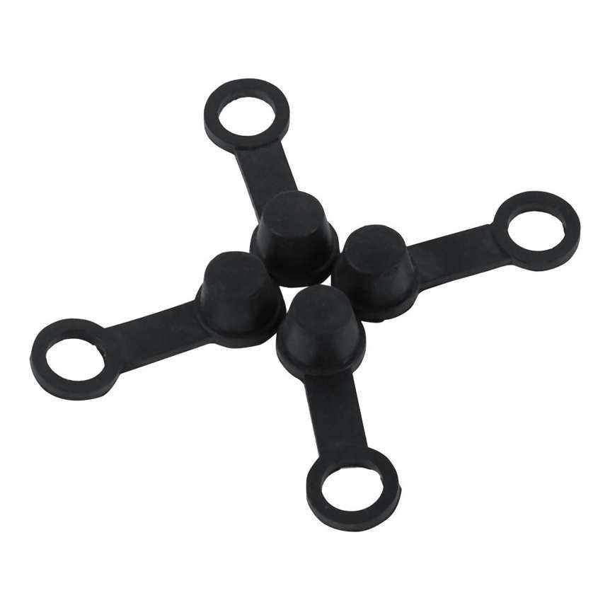Aftermarket Dust Cover Replacement 4pcs Black Brake Bleed Nipple For Cars Motorcycles Vehicles