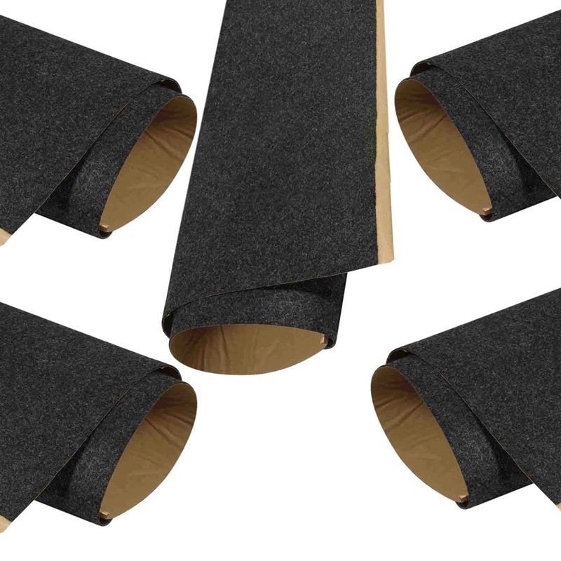 5X Speaker Cloth Car Subwoofer Box Board Anti-Seismic Blanket Gray