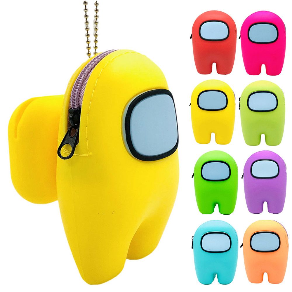 Silicone storage bag key chain doll space werewolf killing version animation game peripheral Pendant