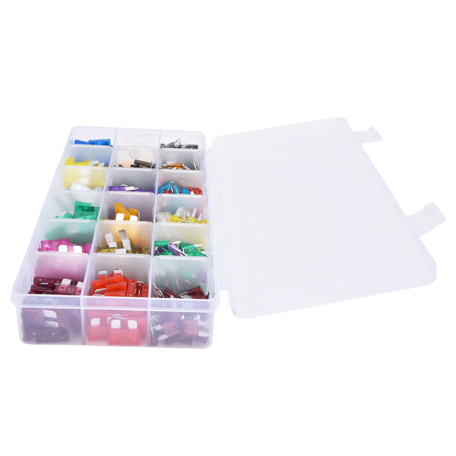 485Pcs Blade Fuse Assortment Aluminum Alloy Automotive Fuses Medium 2A‑40A XLL