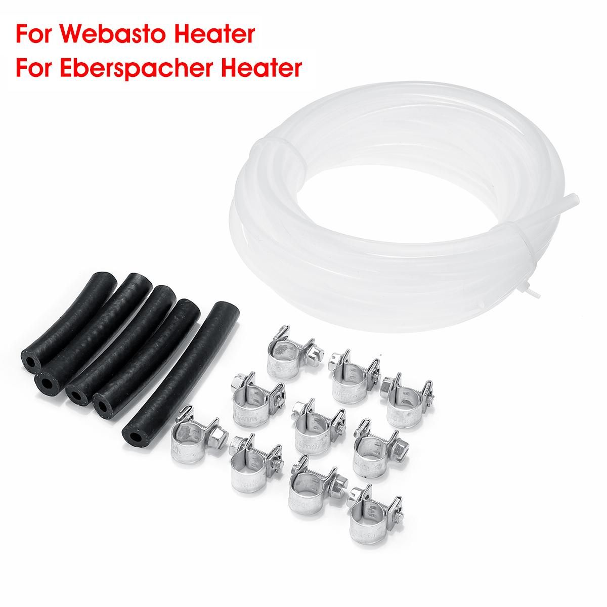 3MM ID Fuel Pipe Line Hose Clip Kit For Eberspacher Hater Fuel Tank -