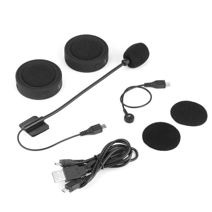 motorcycle bluetooth headset / intercom speakers bt17 waterproof hel-met headphone stereo music riding hands-free