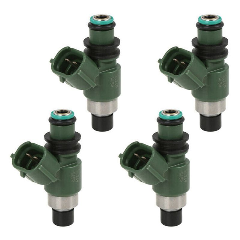 4X Fuel Injector 16450-HN8-A61 16450HN8A61 for Honda CRF450R Fuel Injectors 12Holes Green Color