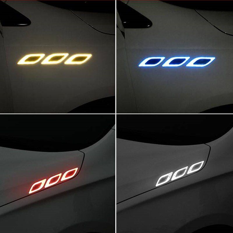 2PCS car reflective sticker fender hood protection for Ferrari Mercedes Benz BMW Audi Toyota Ford Honda Mazda Kia Chevrolet Kia