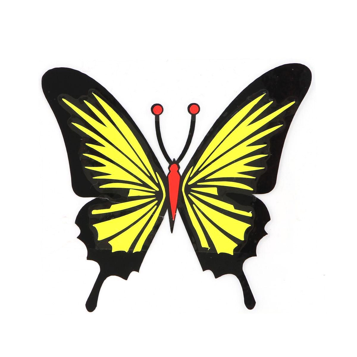 Butterfly Sticker Yellow