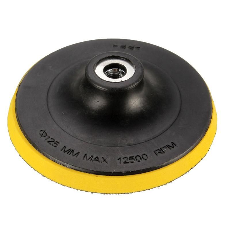3-7inch Sticky Backing Motors Pad Car Polishing Burnishing Grinders For M16 Thread - 125mm/5inch