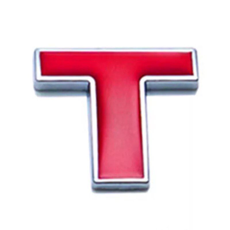 Car Styling 3D Metal Sticker 1.0 1.2 1.3 1.4 1.5 1.6 1.8 2.0 2.2 2.3 2.4 2.5 2.8 3.0 T Number Auto Decals Accessories Exterior
