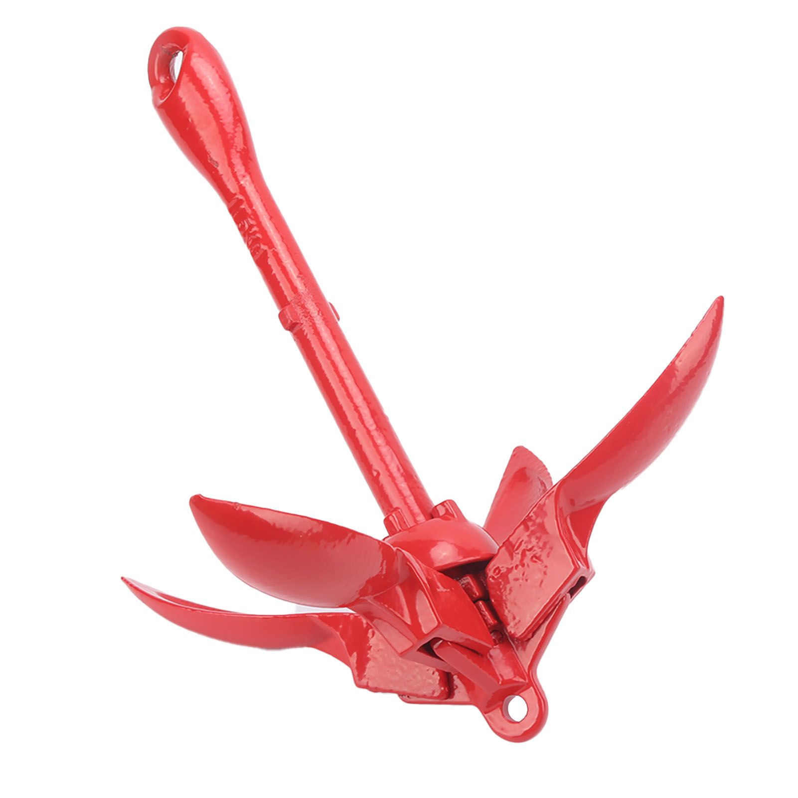 For 3.3lbs Foldable Grapnel Anchor Stainless Steel Hardware Boat Yacht Rafts