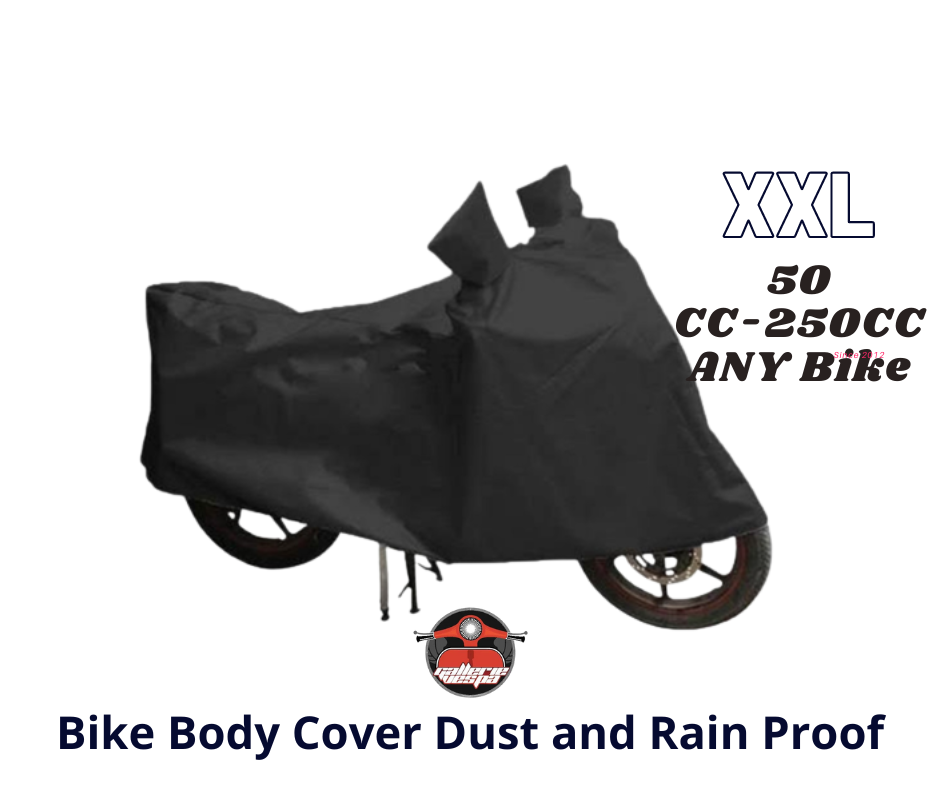 Bike Cover Dust & Waterproof 50cc to 250cc XXL Size