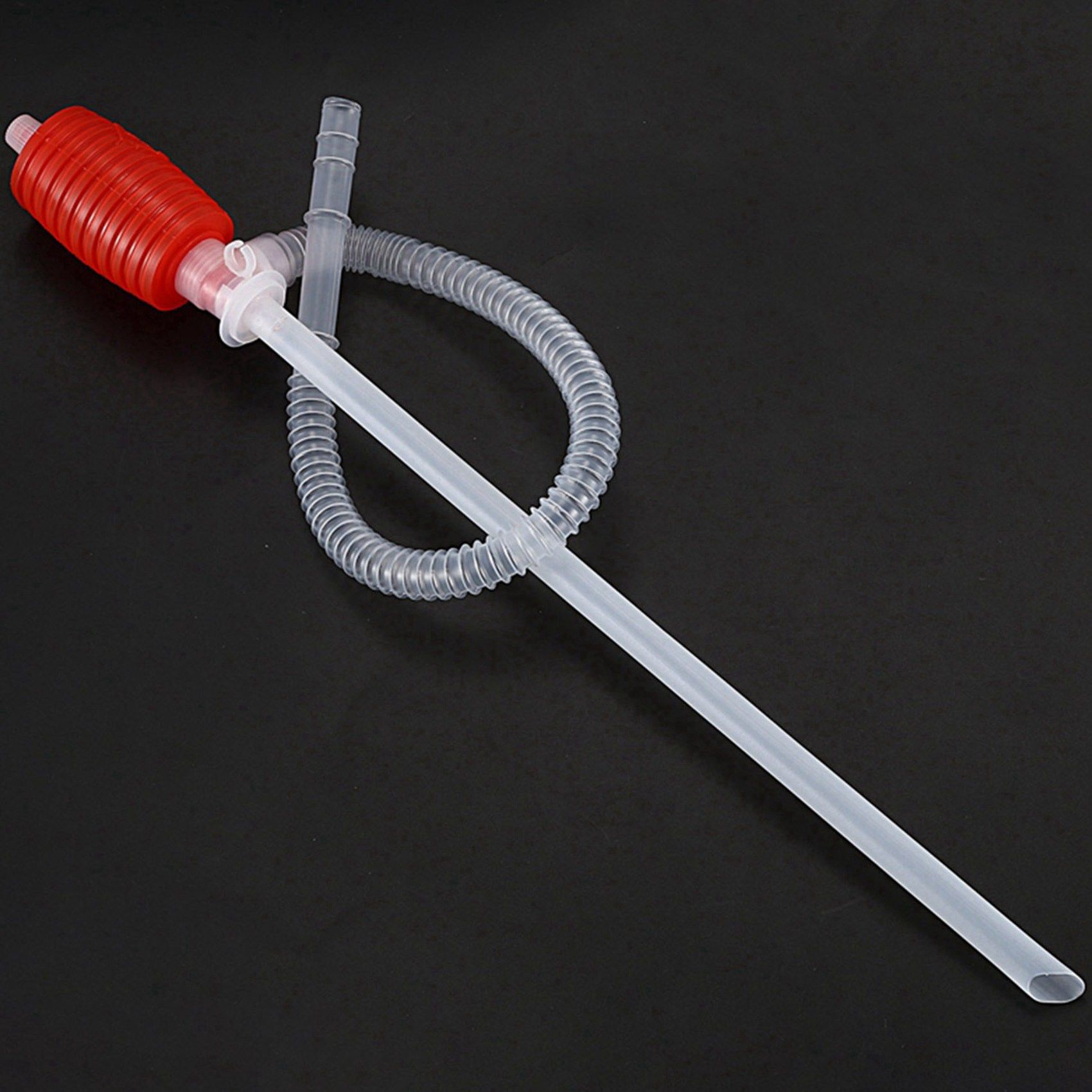 3X Manual Hand Siphon Syphon Oil Water Petrol Crude Oil Engine Fuel Liquid Transfer Pump Pipe