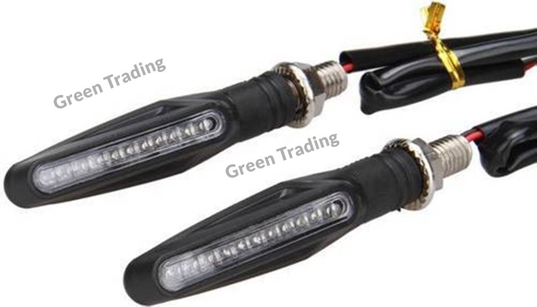 12v Led Turn Signal Lights For All Motorcycle (Set Of 2)