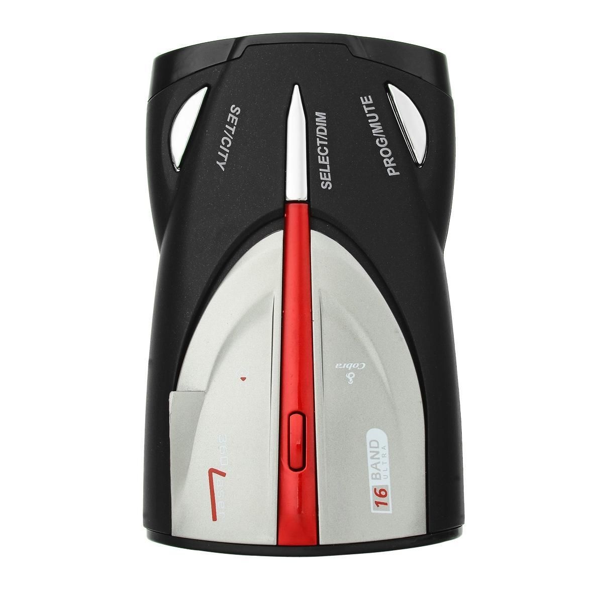 Cobra Digital Radar Laser Detector w/ Time / Speed Display - Black