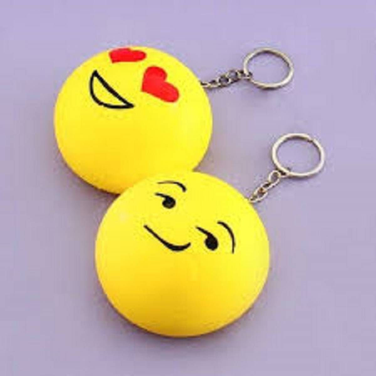 Emoji Key Rings - Multi Style - 1pcs