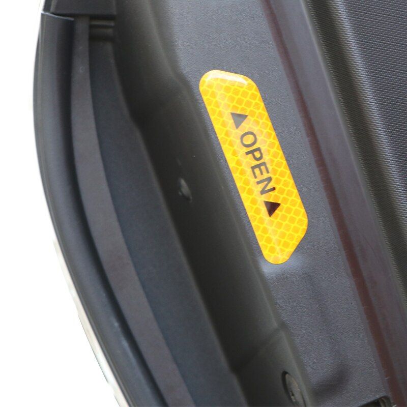For smart 450 451 453 fortwo forfour car warning reflective sticker Door Safety Mark car decoration Reflective Strips for brabus