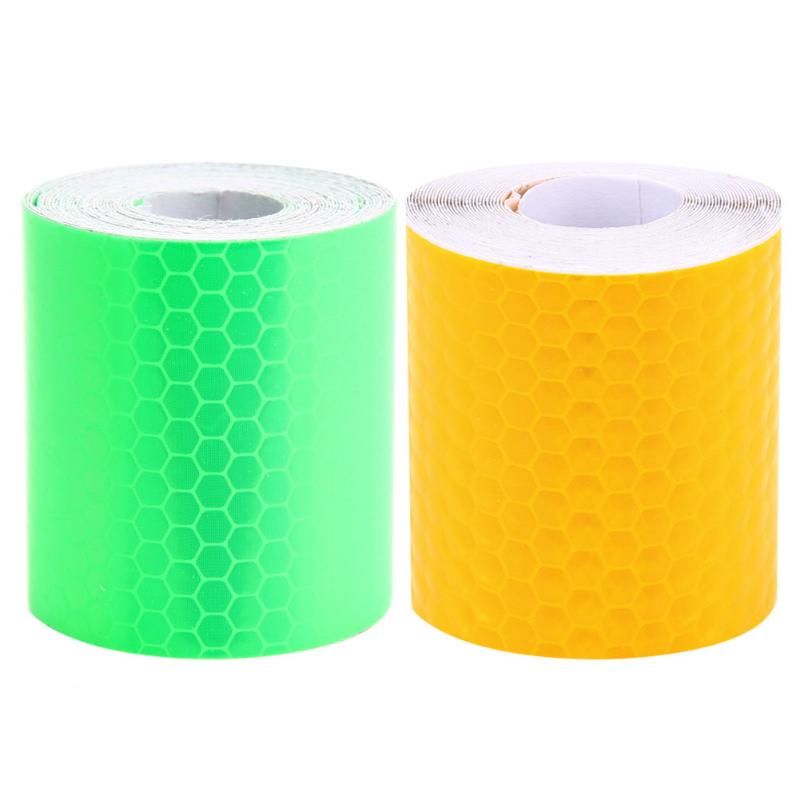 5cmx3M Car Reflective Tape Sticker Auto Motorcycle Safety Mark Reflector Sticker Car Styling Self Adhesive Warn Reflective Film