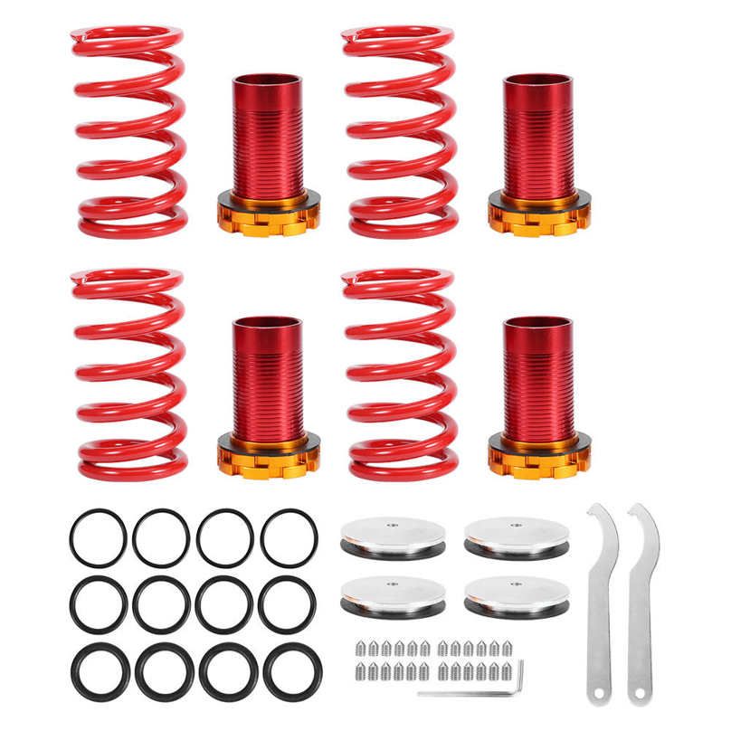Front and Rear Coilover Suspension Spring Shock Damper Kit for Honda Acura