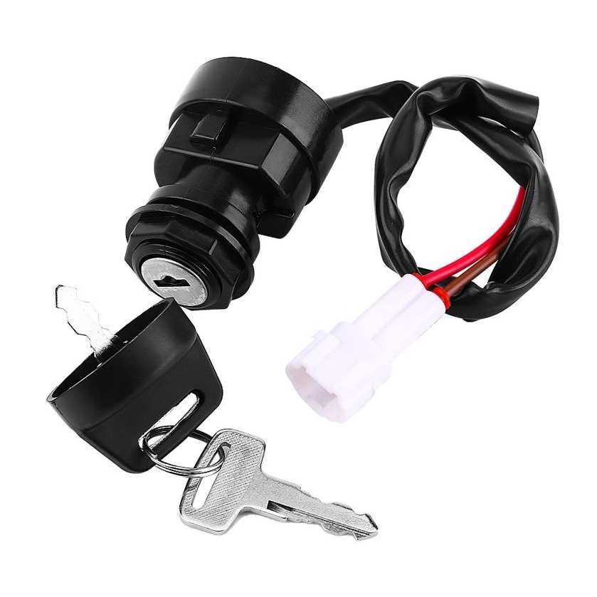 2 Pin Motorcycle ATV Ignition Key Switch For Yamaha YFM 350 Bruin 660R 700R Raptor 350X Warrior