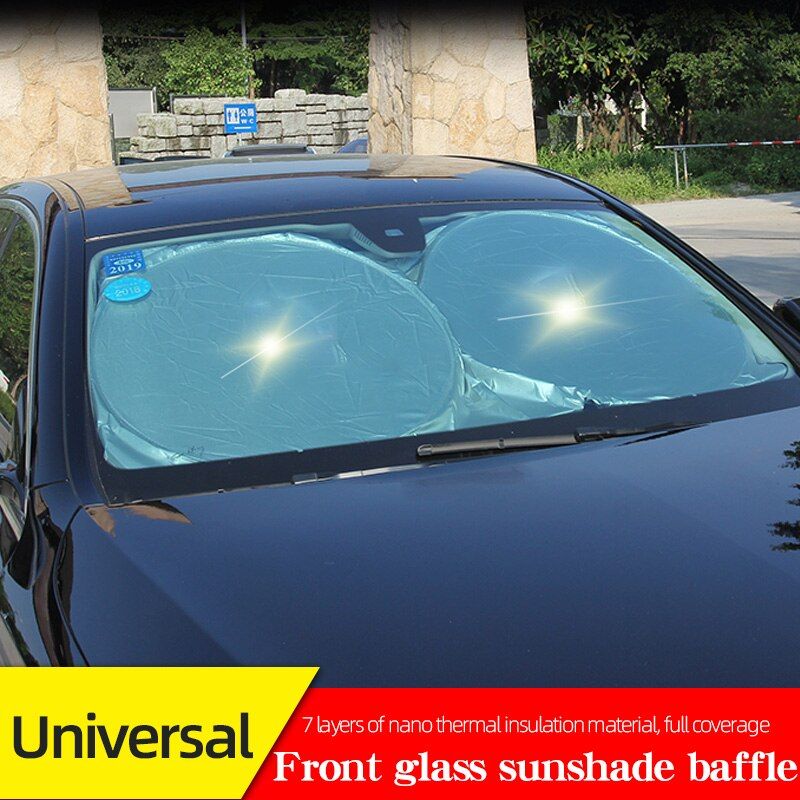 For All Cars Front Glass Baffle Interior Sunshade Heat Insulation Storage Board Anti-ultraviolet Protection -Chery