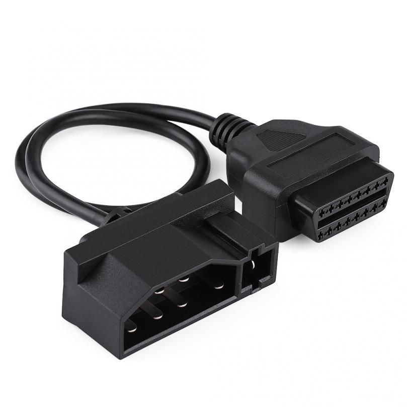 7 Pin to 16 Pin OBD2 OBDII Scanner Connector Adapter Cable Adapter Connector Diagnostic Cable for Ford