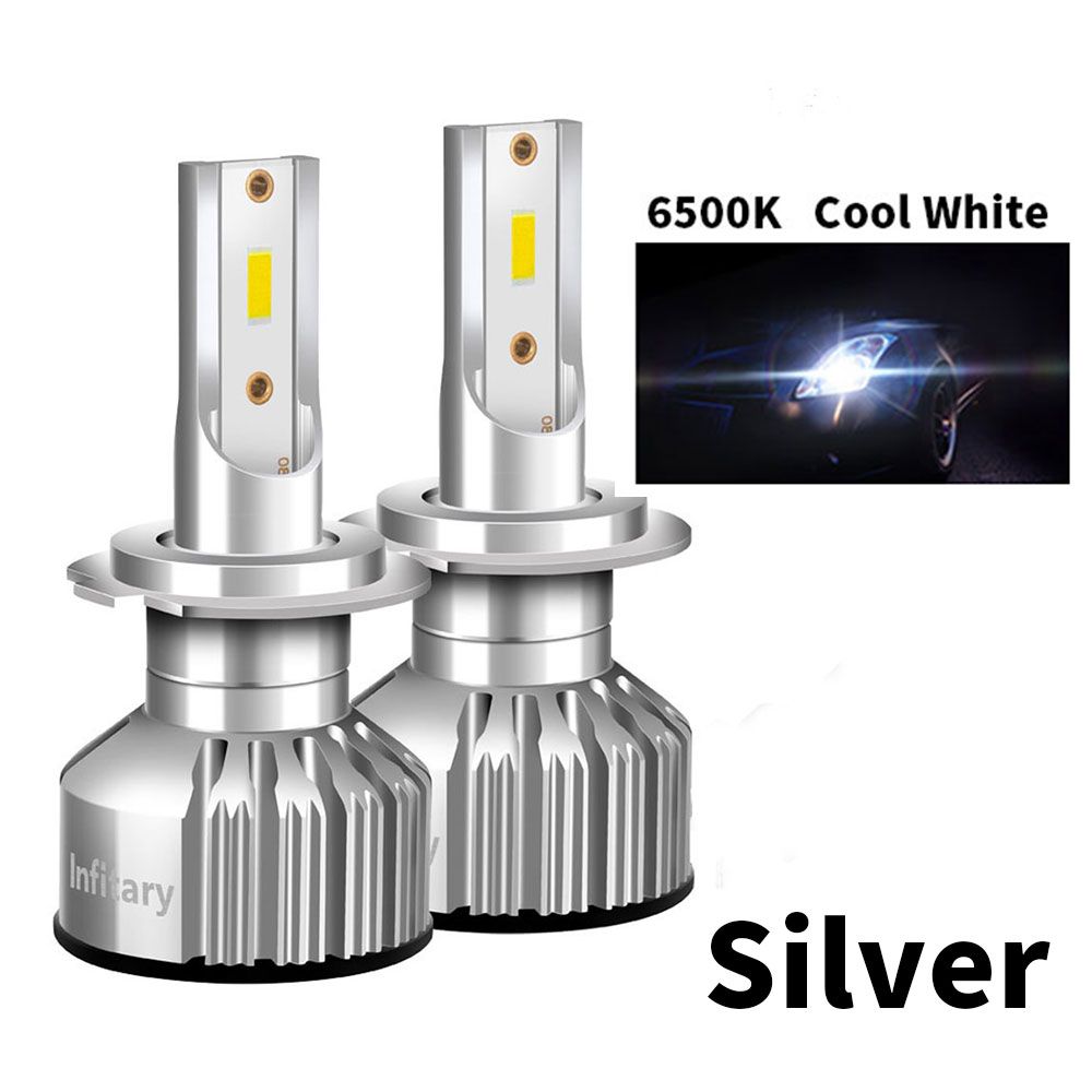 Infitary H4 H7 LED Car Headlight Bulbs ZES Chips 14000Lm 6500K 4500K H1 H3 H11 H13 9004 9005 9006 9007 HB3 HB4 Auto Fog Lights-9006/HB4