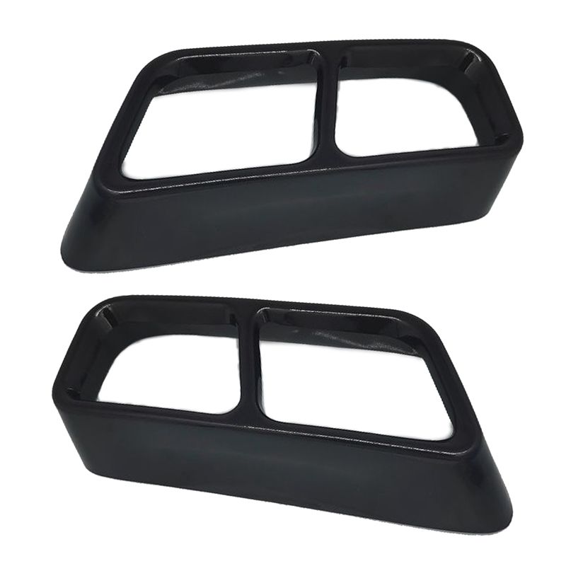 Car Rear Exhaust Muffler Pipe Cover Stainless Steel Tail Throat Vent Decoration for Cadillac XT5 XT4 2016-2019