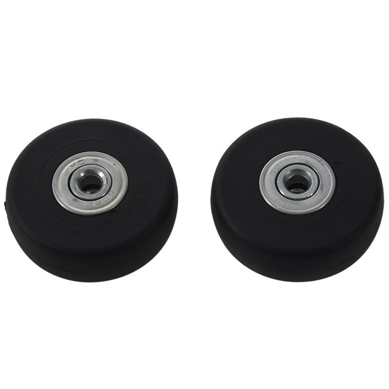 NANLIY-2 Sets of Luggage Suitcase Replacement Wheels Axles Deluxe Repair Tool OD 50mm