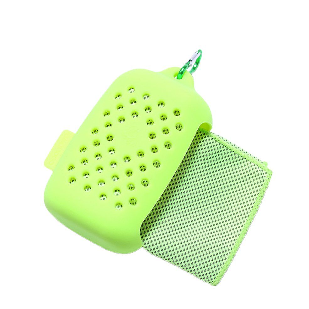 Creative Silicone Storage Absorbent Towel Fitness Sports Cold Towel Ice Towel