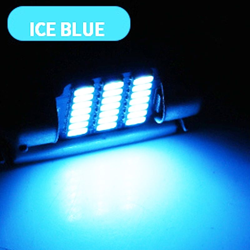 1X Festoon Car LED Interior Reading Light 4000K Warm White 6000K C5W C10W 31mm 36mm 39mm 41mm Auto Room Ceiling Dome Lamp 12V-39mm
