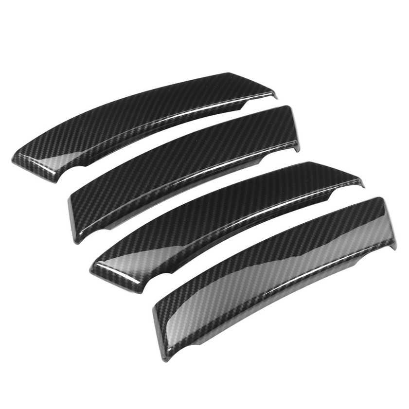 Door Handle Cover 4pcs Carbon Fiber Style Interior Trim Fit for Land Rover Discovery Sport 2020