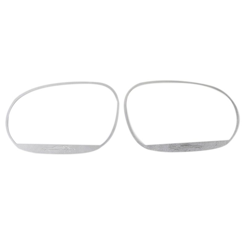 Car Rearview Mirror Frame Trim Cover Sticker Decoration for Dodge Challenger 2009-2020