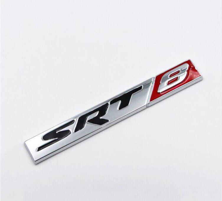 1pcs 3D emblem stickers SRT6 SRT8 SRT10 decal Badge auto Trunk Sticker car styling For  Dodge CHALLERGER  Journey caliber JEEP