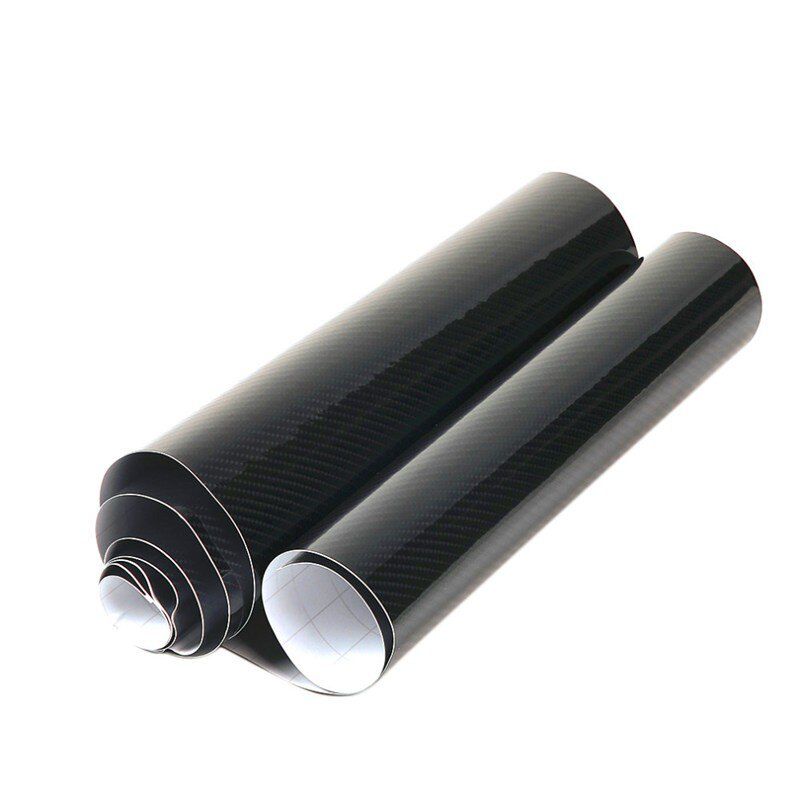 CARSUN High quality Ultra Gloss 5D Carbon Fiber Vinyl Wrap Texture High Glossy Car Stickers 5D Carbon Film Size: 10/20/30/x50cm