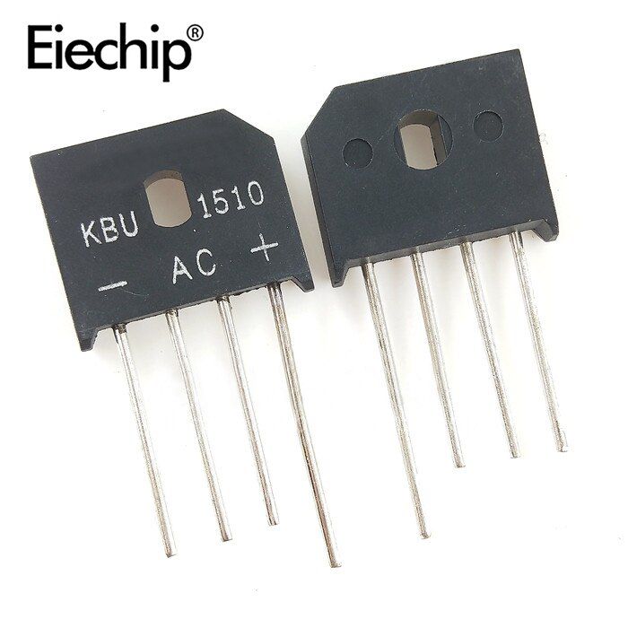 5PCS/lot diode bridge retifica KBU1510 DIP KBU-1510 15A 1000V ponte retificador electronica componentes KBU 1510