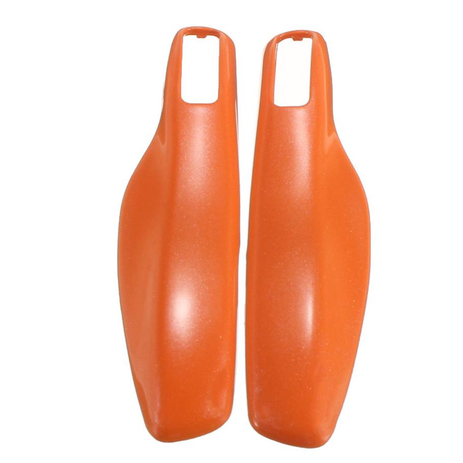 Key Cover for Porsche Remote Smart Case Fob Skin Protection Bag Side Cap (Orange) - Sunset orange